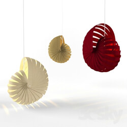 Ceiling light - Nautilus-hanging lampshade _kitset_ 