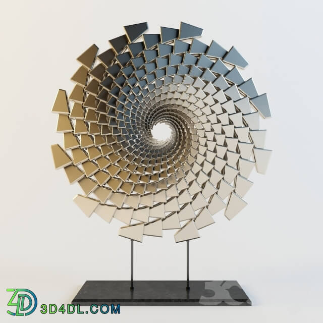 Other decorative objects - The sculptural decoration disk _quot_galaxy_quot_
