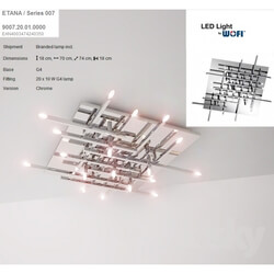 Ceiling light - Light wolf etana 