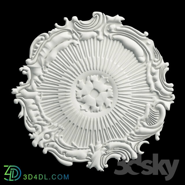 Decorative plaster - rosette