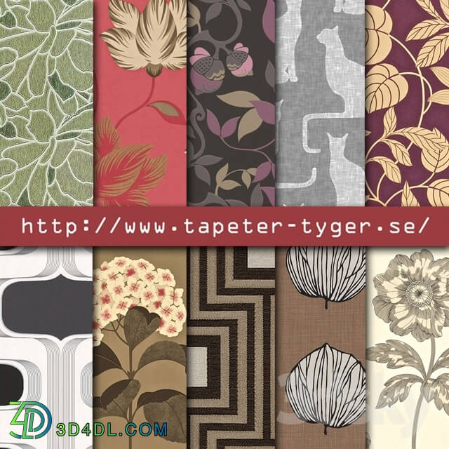 Fabric - tapeter tyger-4