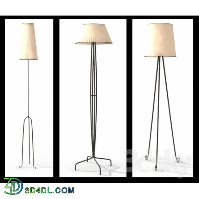 Floor lamp - circle_flash_flori