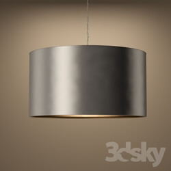 Ceiling light - Restoration hardware Antiqued Metal Drum Pendant 