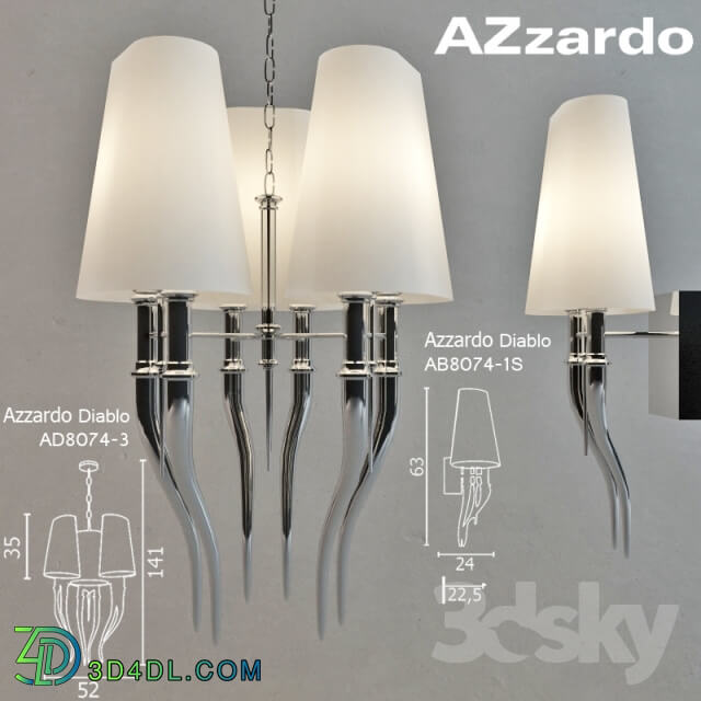 Ceiling light - Azzardo Diablo