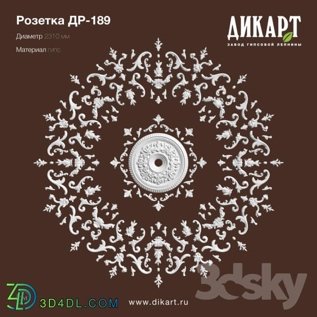 Decorative plaster - DR-189_D2310mm