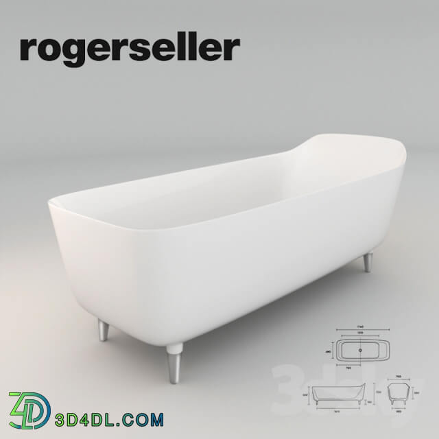 Bathtub - Amélie Freestanding Lucite Acrylic Bath