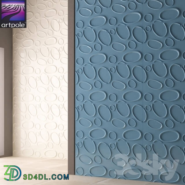 3D panel - Wall panel Artpole Splashes