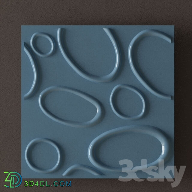 3D panel - Wall panel Artpole Splashes