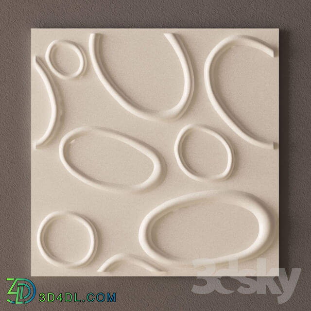 3D panel - Wall panel Artpole Splashes