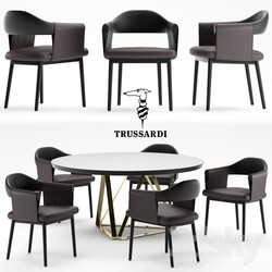 Table _ Chair - Table and chair Trussardi Casa Larzia Chair 