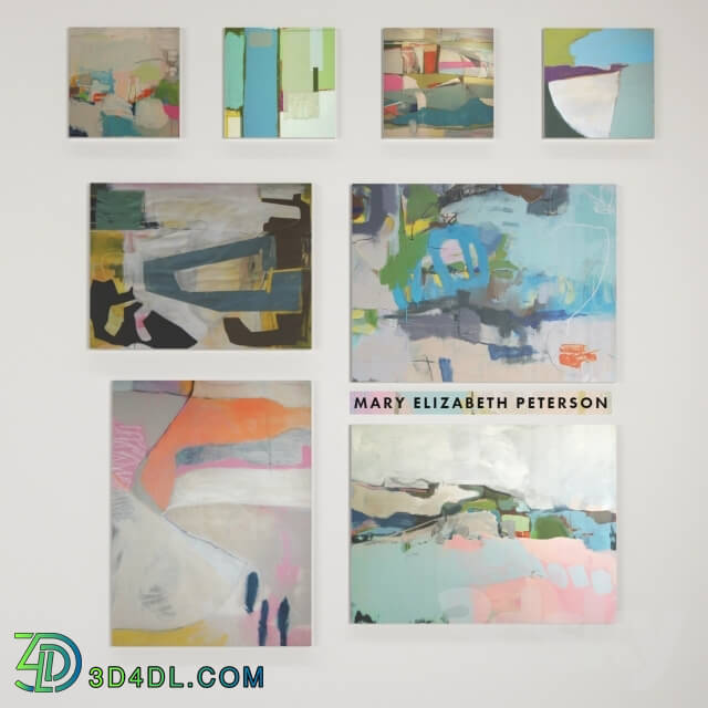 Frame - A set of abstract paintings by Mary Elizabeth Peterson _Vol.2_