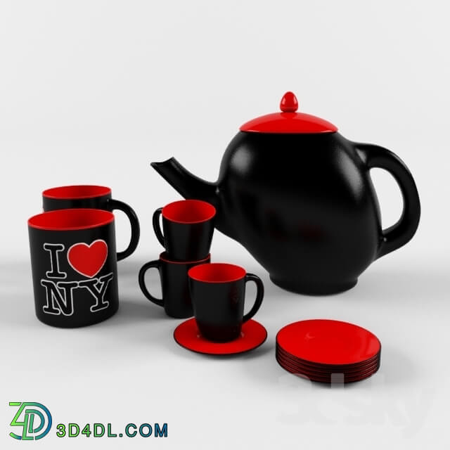 Tableware - Coffee Set I Love New York