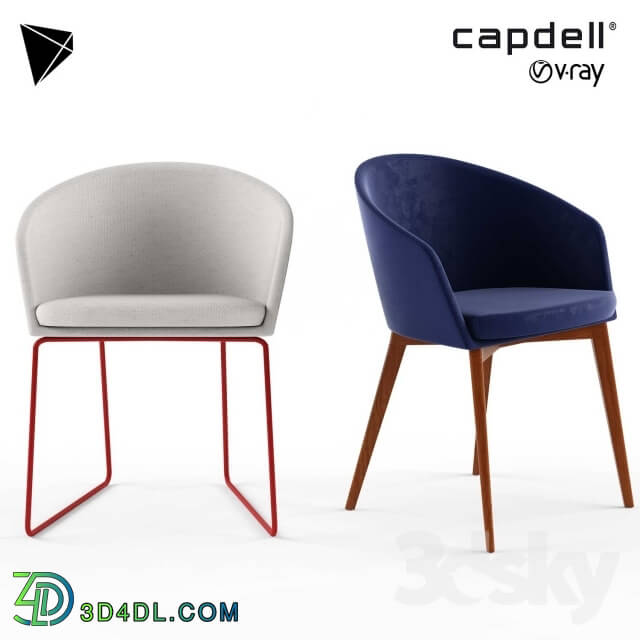 Chair - Capdell Moon 663PTN _ 663MD4