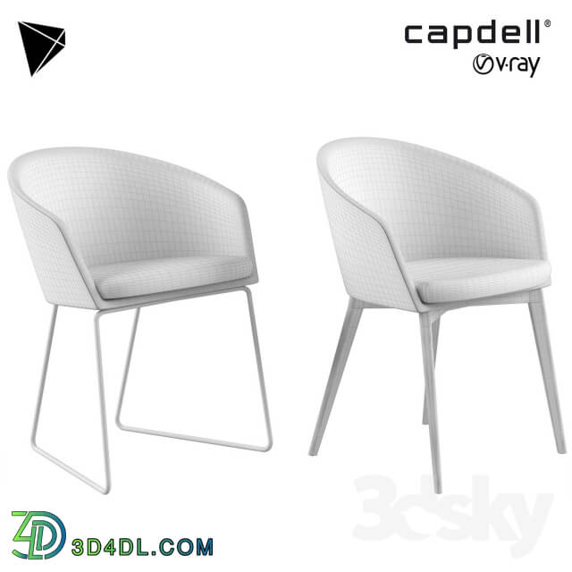 Chair - Capdell Moon 663PTN _ 663MD4