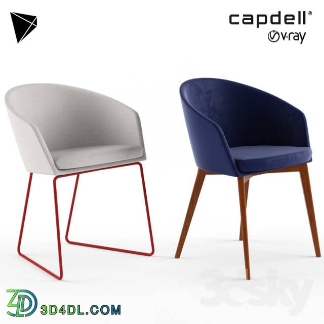 Chair - Capdell Moon 663PTN _ 663MD4