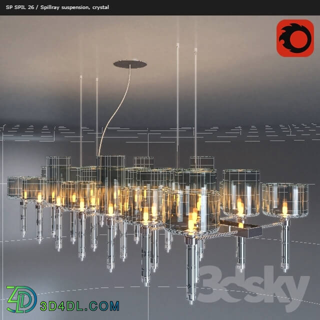 Ceiling light - Spillray suspension