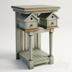 Sideboard _ Chest of drawer - GRAMERCY HOME - BIRDHOUSE SIDE TABLE 522.013-FGG 