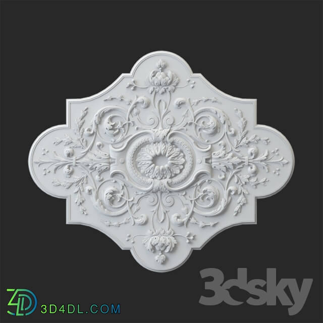 Decorative plaster - Rosette bill - 65