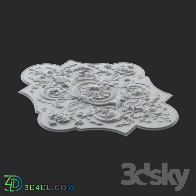 Decorative plaster - Rosette bill - 65