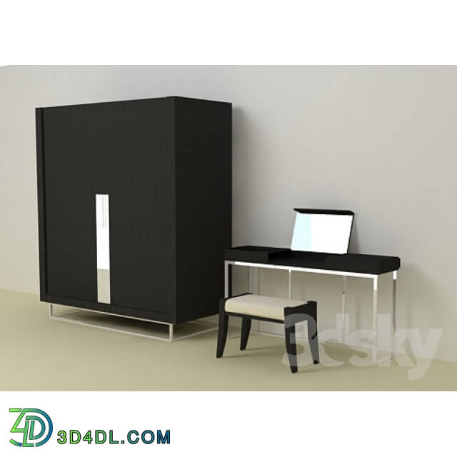 Wardrobe _ Display cabinets - wardrobe and desk