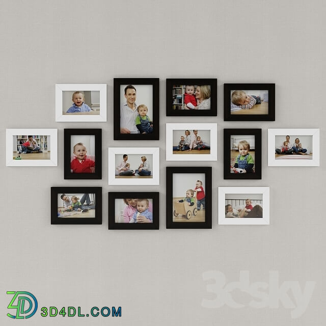 Frame - Frames with family photos