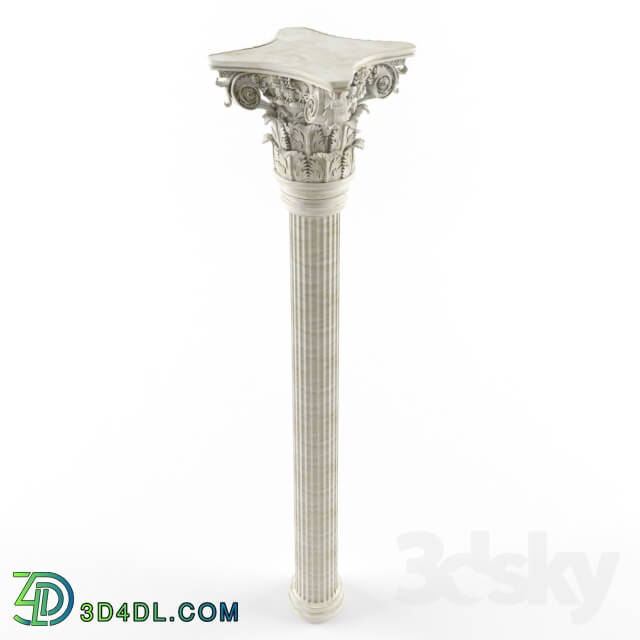 Decorative plaster - column1