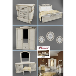 Bed - furniture set __LEGANCA_ 