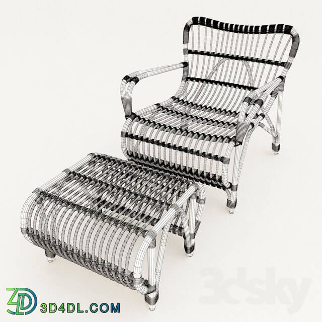 Arm chair - outdoor lounge chair