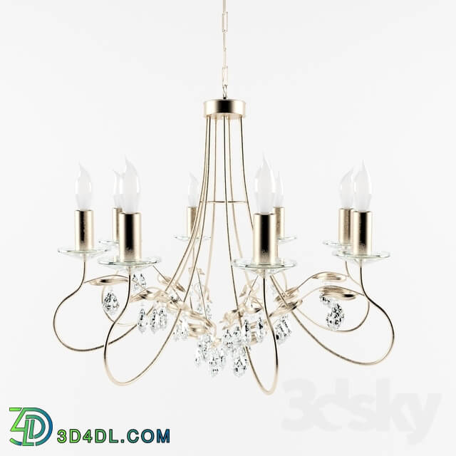 Ceiling light - Elstead Lighting Christina CRT8 SILVER _ GOLD