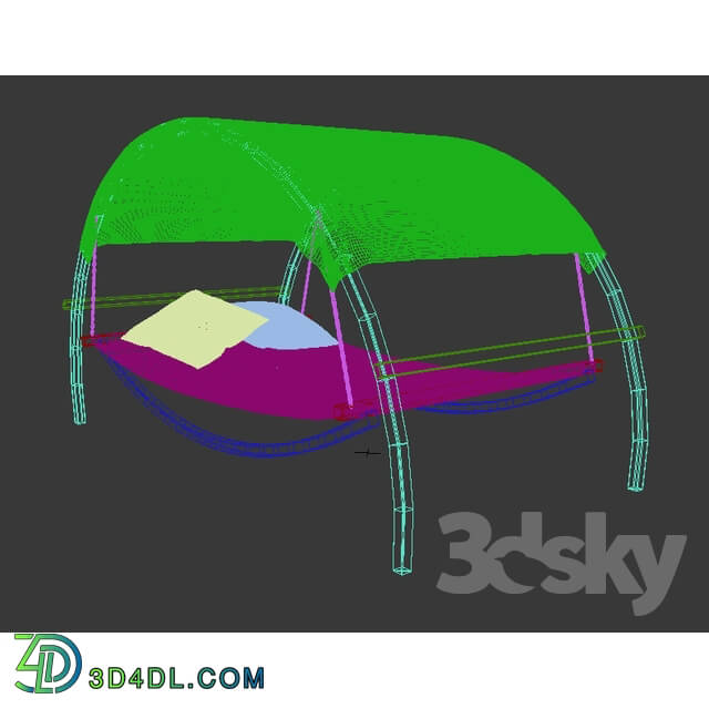 Other architectural elements - Bed-rocking chair