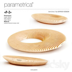 Other architectural elements - The parametric bench _Parametrica Bench P-2_ 