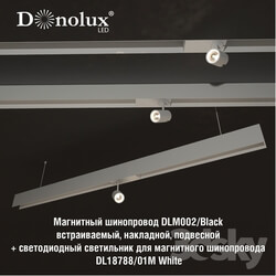 Technical lighting - Luminaire DL18788_01M for magnetic busbar trunking 