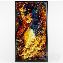 Frame - Dancing Lady painting 