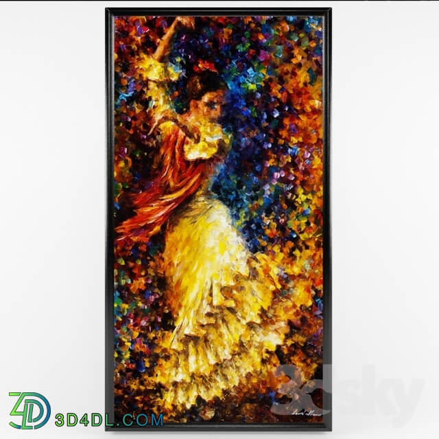 Frame - Dancing Lady painting
