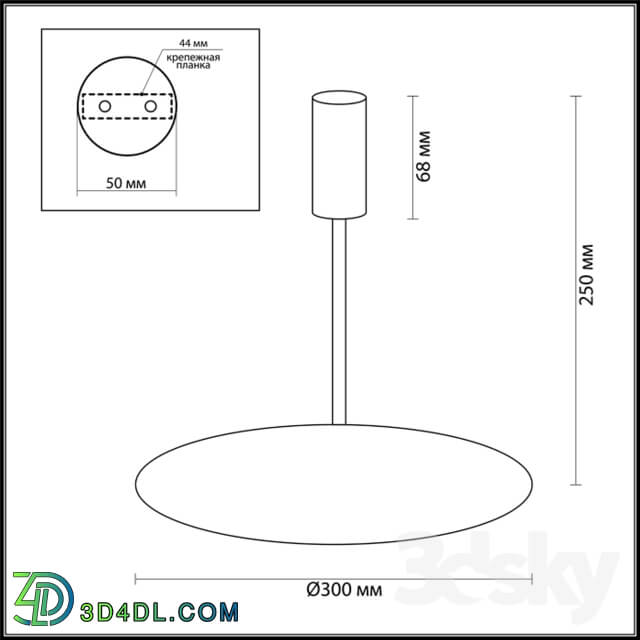 Technical lighting - Ceiling Light ODEON LIGHT 3843 _ 12CL WHITTAKER