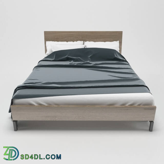 Bed - Bed wooden Woodwek Bergen