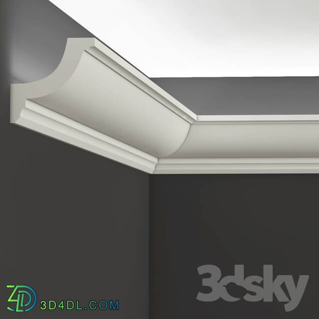 Decorative plaster - Light cornice