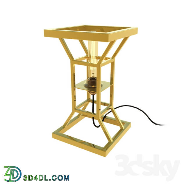 Table lamp - Table lamp _Hourglass Gold