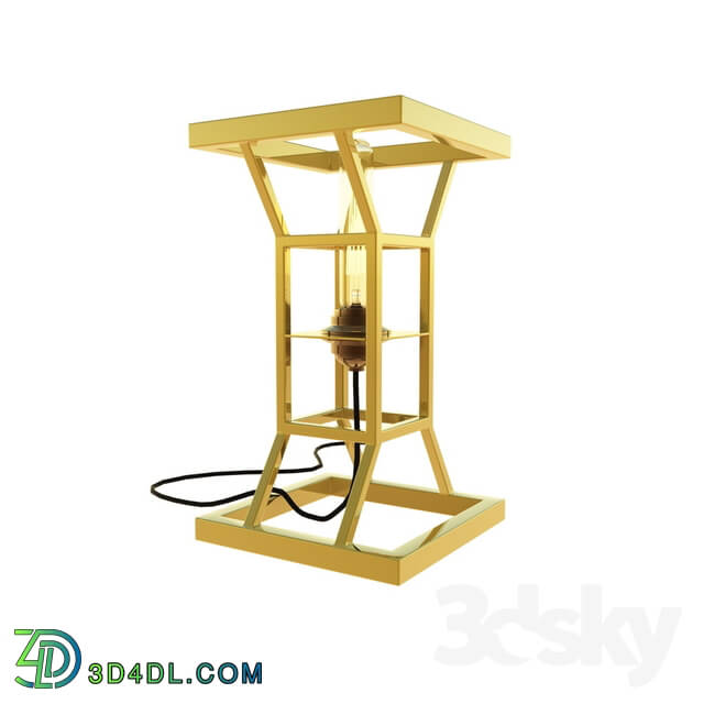 Table lamp - Table lamp _Hourglass Gold