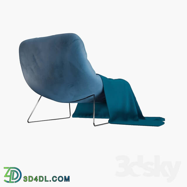 Arm chair - velevt restchair