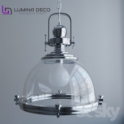 Ceiling light - _OM_ Pendant lamp Lumina Deco Falko chrome 