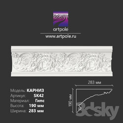 Decorative plaster - Ornamental cornice 