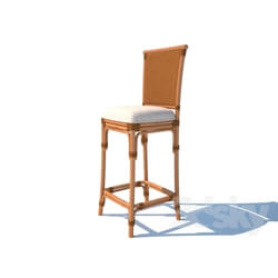 Chair - rattan bar stool 