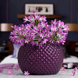 Plant - Pink flower vase 