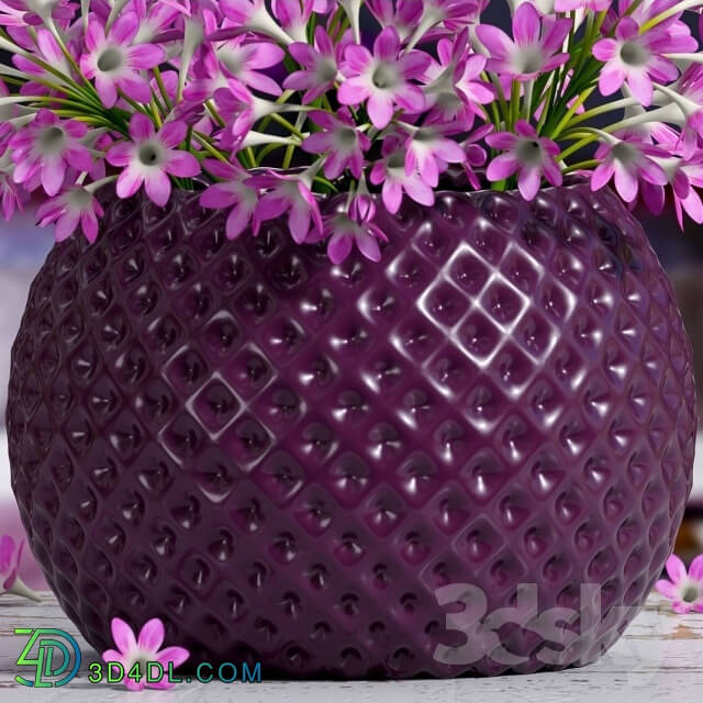 Plant - Pink flower vase