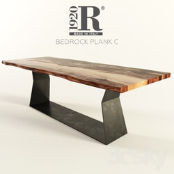 Table - Table Riva 1920 - Bedrock plank C 