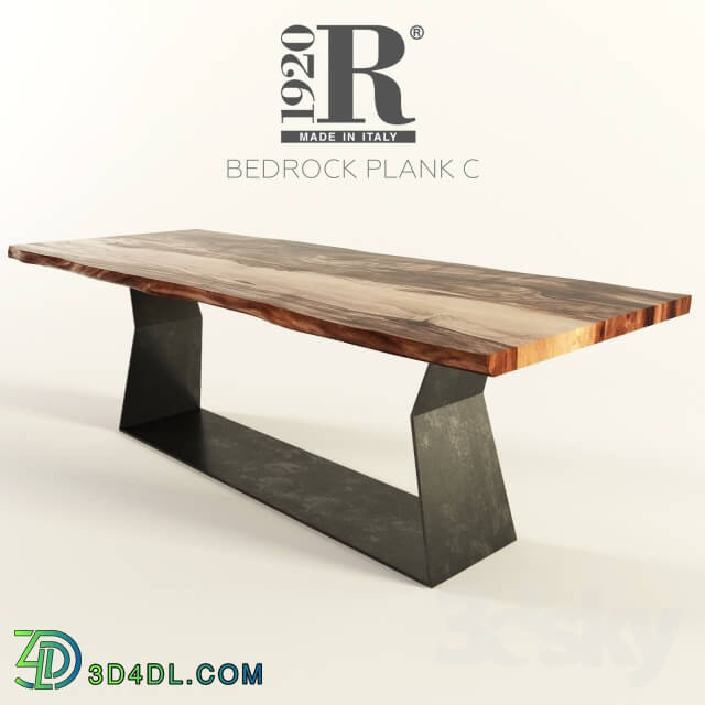 Table - Table Riva 1920 - Bedrock plank C