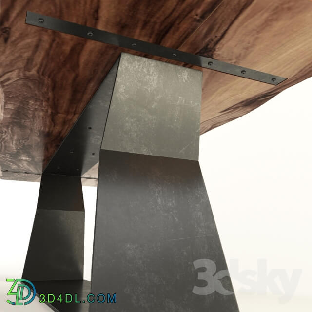 Table - Table Riva 1920 - Bedrock plank C