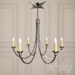 Ceiling light - Visual Comfort Studio Venetian 6 Light Chandelier in Bronze SC5001BZ 