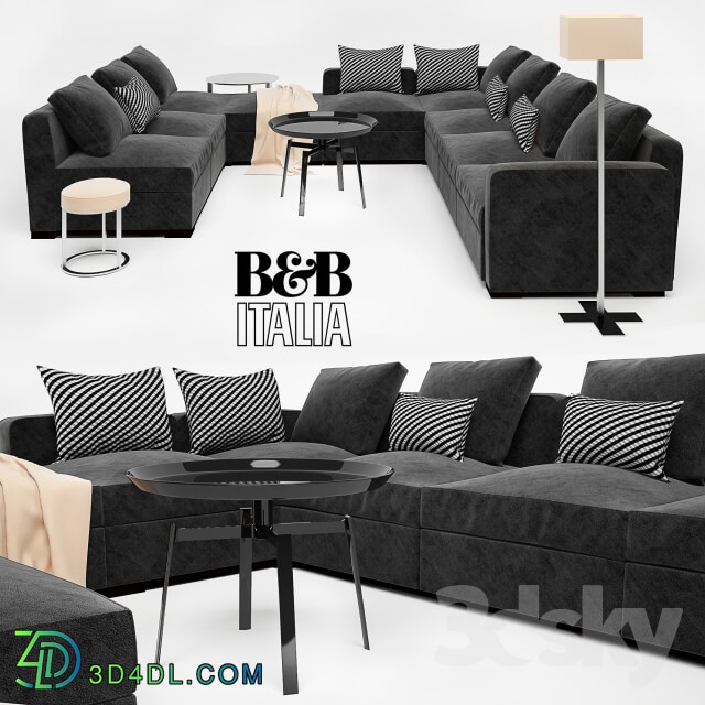 Sofa - SOFA SOLATIUM - Collection BLACK-1